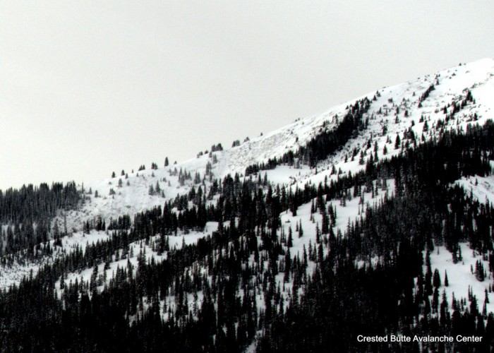 X Chutes on Whetsone. NE aspect Near Treeline